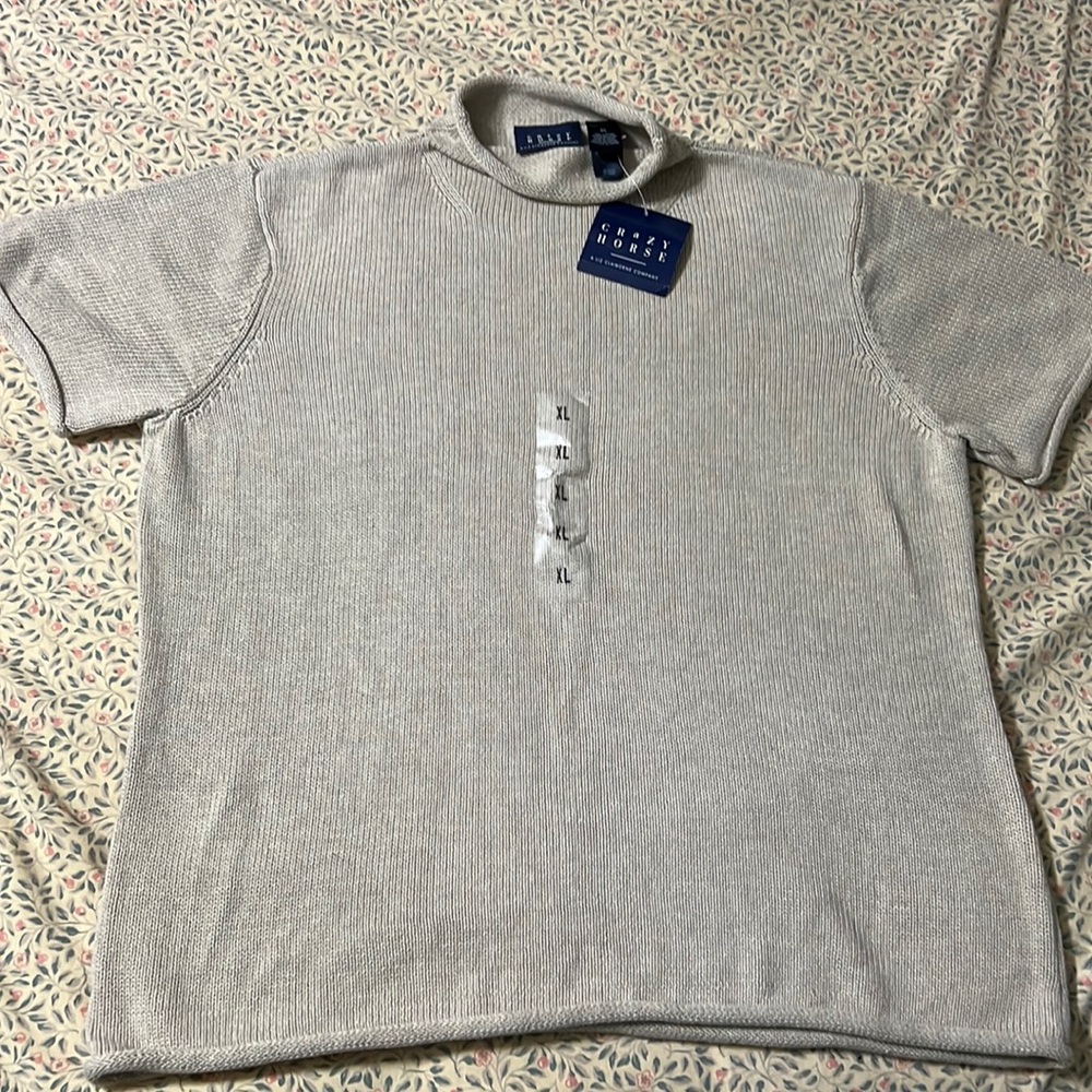 Vintage Crazy Horse Liz Claiborne Turtleneck Sweater Shirt